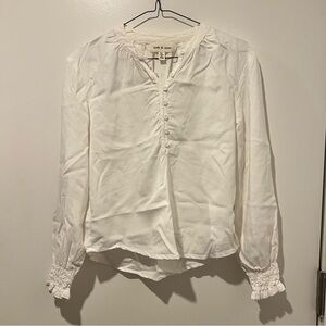 Anthropologie (Cloth & Stone) Soft White Blouse